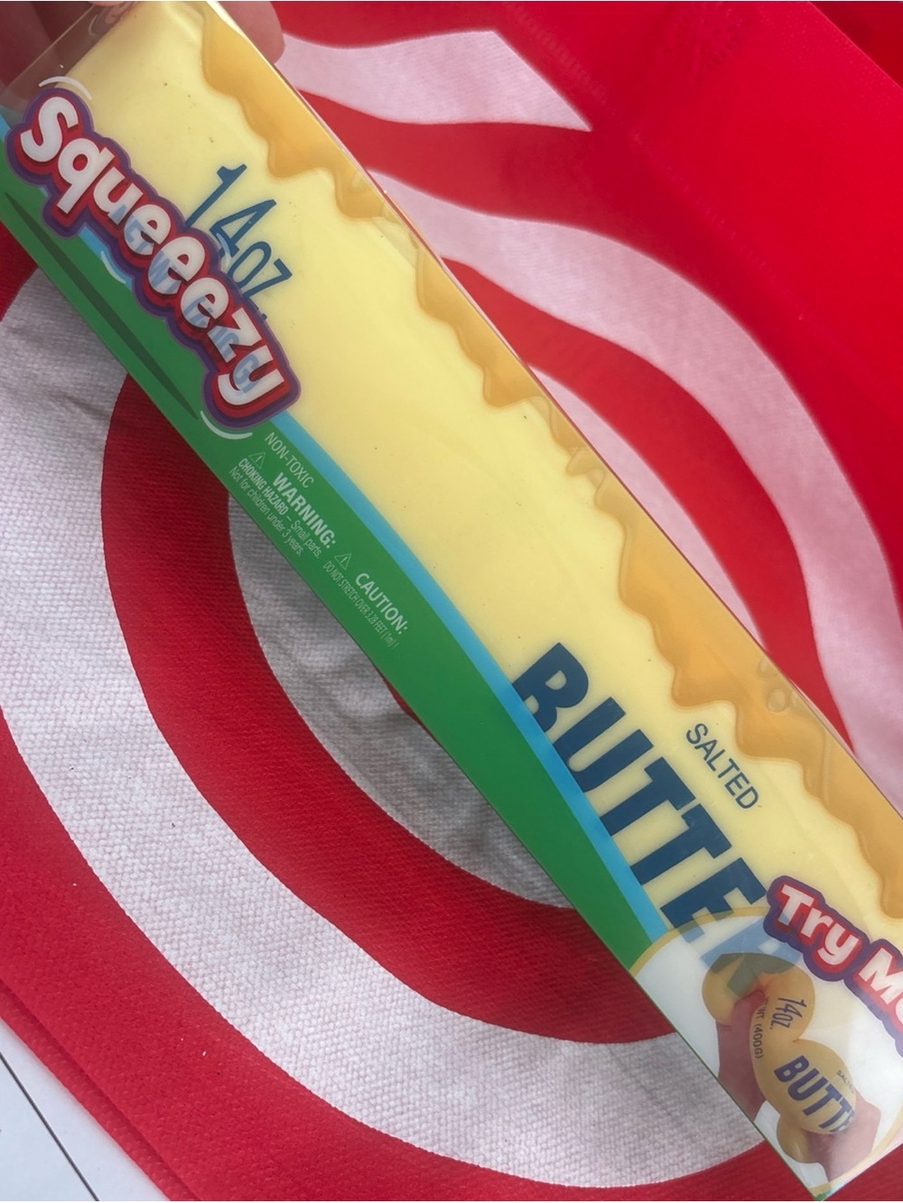 Target Squeezy Salted Butter Prop - Yellow and Red